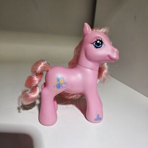 My Little Pony Pink Toy with Blue Eyes